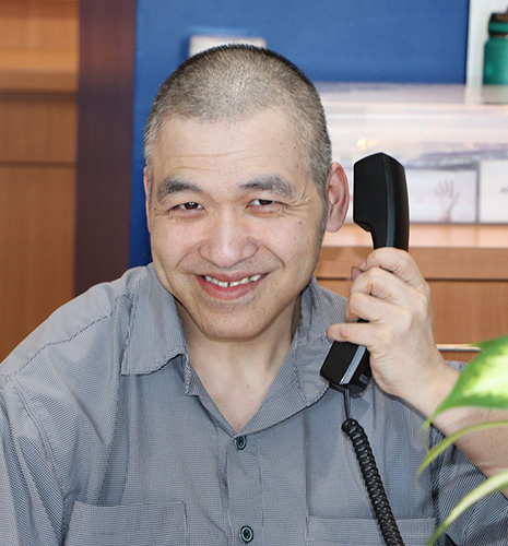 Man talking on the phone